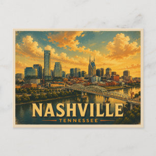 Nashville Tennessee Vintage Travel Postcard