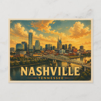 Nashville Tennessee Vintage Travel Postcard