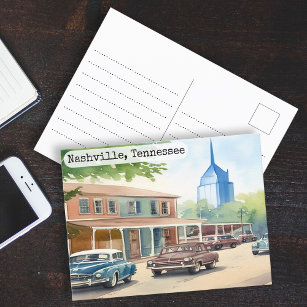 Personalized Notecard Stationery {Vanderbilt Skyline - Nashville}