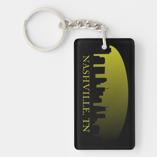 NASHVILLE, TN Acrylic Keychain (Front)