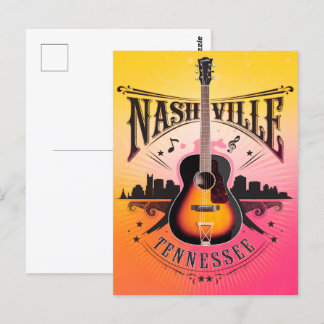 Nashville, TN - Music City USA Postcard