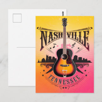 Nashville, TN - Music City USA Postcard