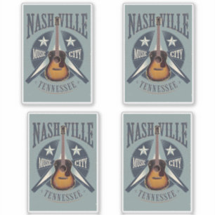 Nashville, TN - Music City USA Sticker