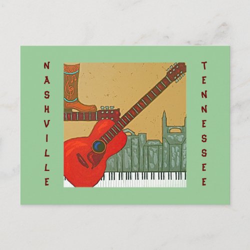 Nashville TN postcard
