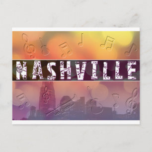 Nashville, TN Retro Postcard
