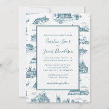 Nashville Toile Twilight Blue on White