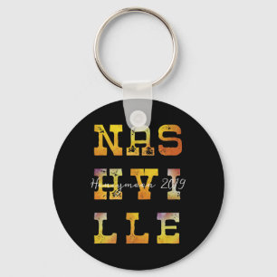Nashville Trip T Shirt 2019 Honeymoon Bride And Gr Keychain