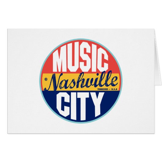 Nashville Vintage Label (Front Horizontal)