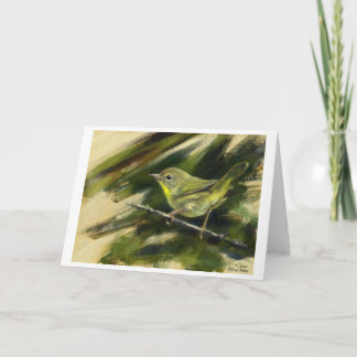 Nashville Warbler greeting card