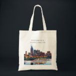 Nashville Watercolor Bachelorette Weekend Tote Bag<br><div class="desc">This elegant Nashville watercolor bachelorette weekend tote can be personalized with your information in chic typography. Designed by Thisisnotme©</div>