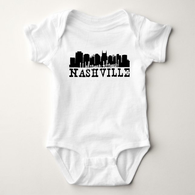 Nashville Welcome Home Baby Bodysuit (Front)