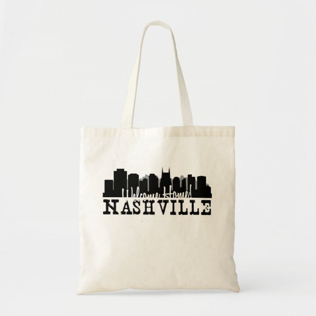Nashville Welcome Home Tote Bag (Front)
