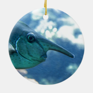 Naso brevirostris ceramic ornament