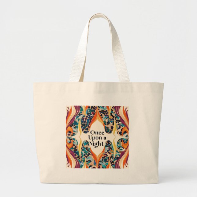 Nasrin | Große Baumwolltasche Large Tote Bag (Front)