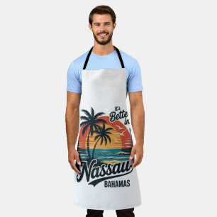 Nassau Bahamas Beach Summer Apron