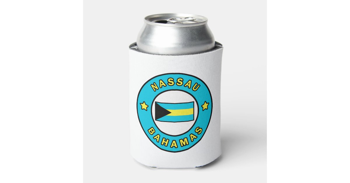 Nassau Bahamas Can Cooler Zazzle