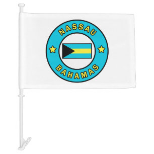 Nassau Bahamas Car Flag