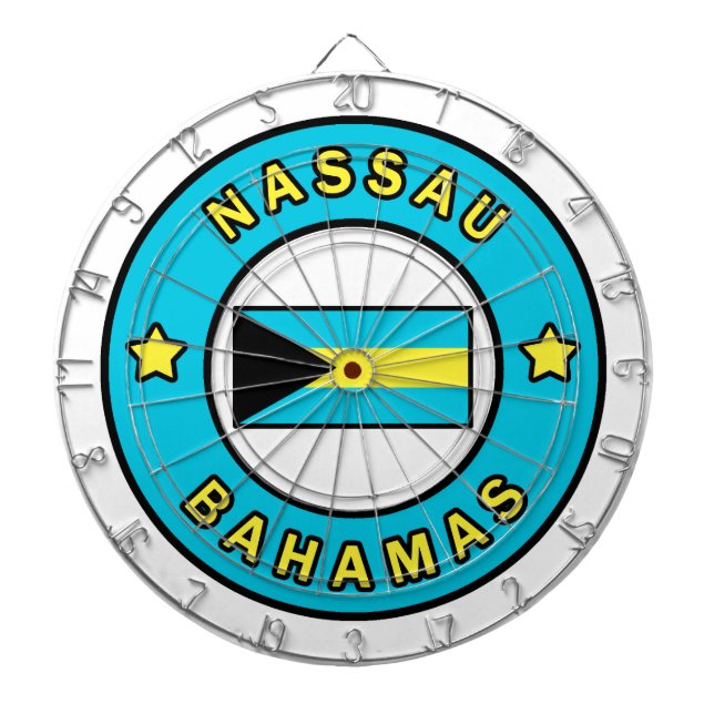 Nassau Bahamas Dart Board (Front)