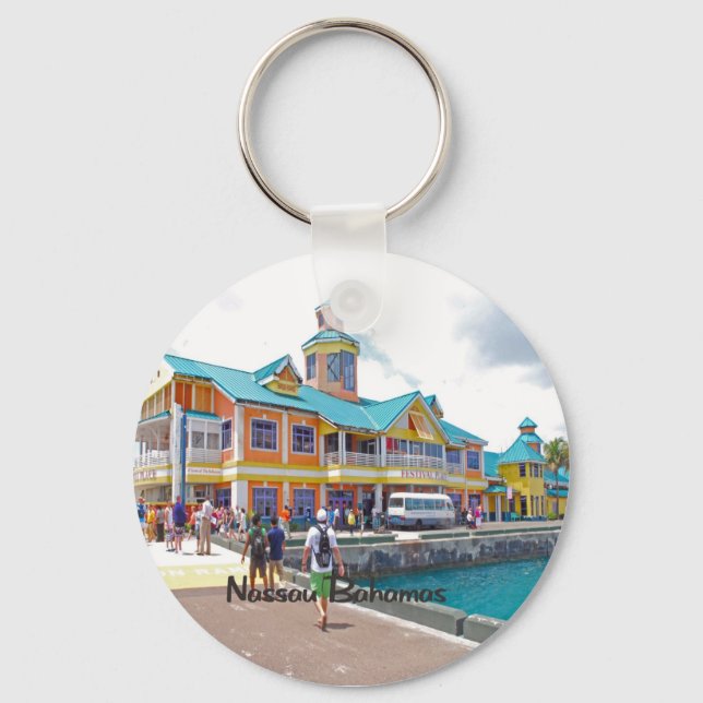 Nassau Bahamas Keychain (Front)