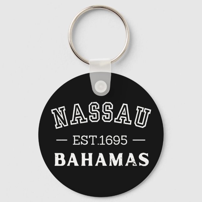 Nassau Bahamas Keychain (Front)