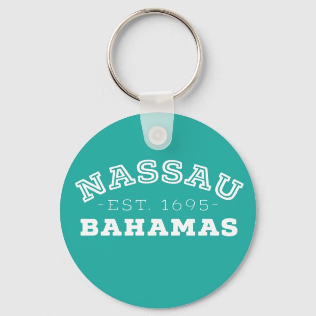 Nassau Bahamas Keychain (Front)