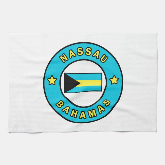 Nassau Bahamas Kitchen Towel (Horizontal)