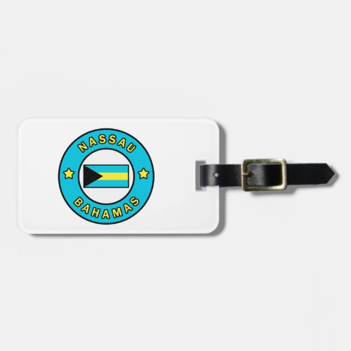 Nassau Bahamas Luggage Tag