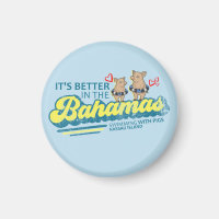 Nassau Bahamas Magnet Vacation Cruise Swimming Pig