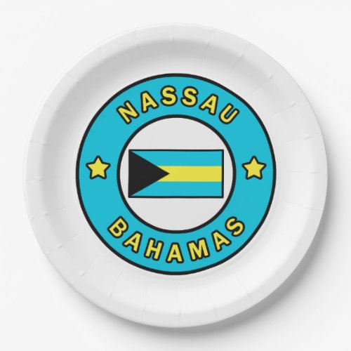 Nassau Bahamas Paper Plates