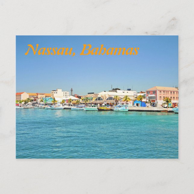 Nassau, Bahamas Postcard (Front)