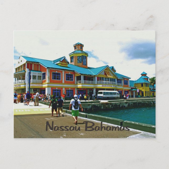 Nassau Bahamas Postcard (Front)