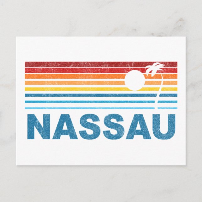Nassau Bahamas Postcard (Front)
