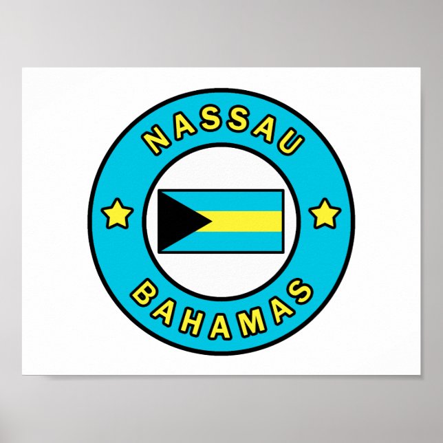 Nassau Bahamas Poster (Front)