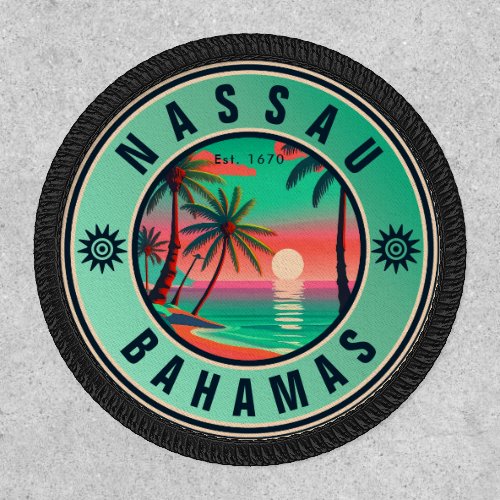 Nassau Bahamas Retro travel Souvenir 1950s Patch