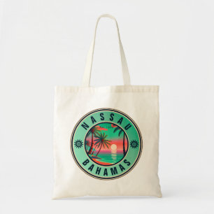 Nassau Bahamas Retro travel Souvenir 1950s Tote Bag