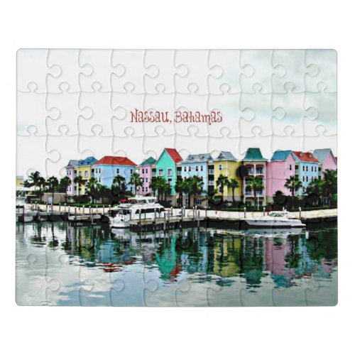 Nassau Bahamas scenic photograph Jigsaw Puzzle