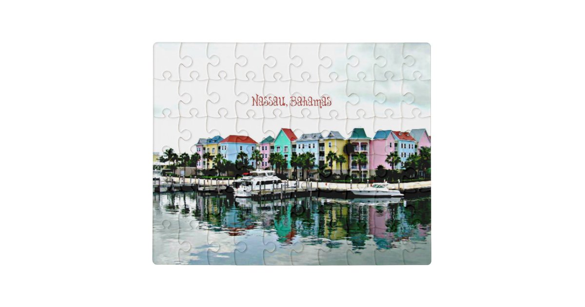 Nassau, Bahamas scenic photograph Jigsaw Puzzle Zazzle