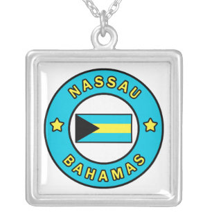 Nassau Bahamas Silver Plated Necklace