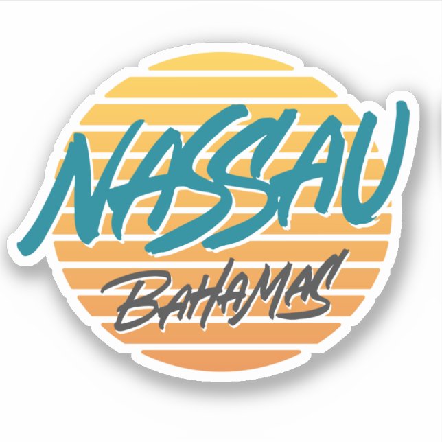 Nassau Bahamas Sticker (Front)