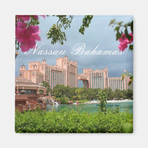 Nassau Bahamas Travel Photo Souvenir Fridge Magnet