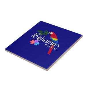 Nassau Bahamas Tropical Destination Ceramic Tile