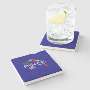 Nassau Bahamas Tropical Destination Stone Coaster