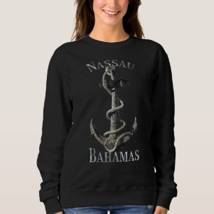 Nassau Bahamas Vacation Nautical Anchor Sailing Sweatshirt