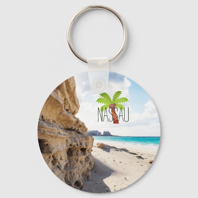 Nassau Beach Keychain (Front)