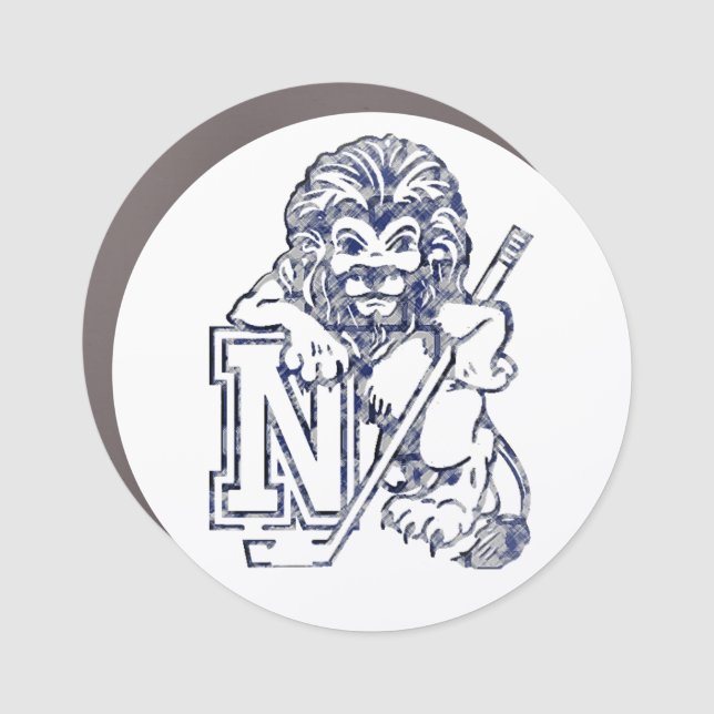 Nassau County Lions Bumper Magnet (Front)