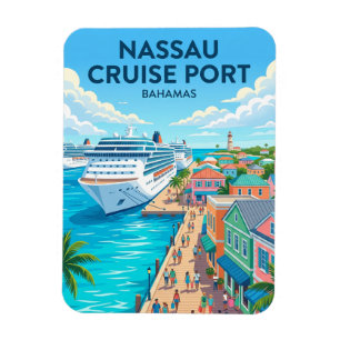 Nassau Cruise Port Bahamas Magnet