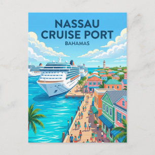 Nassau Cruise Port Bahamas Postcard