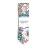Nassau Floral Necktie w/Leather Tie Stay (Front)