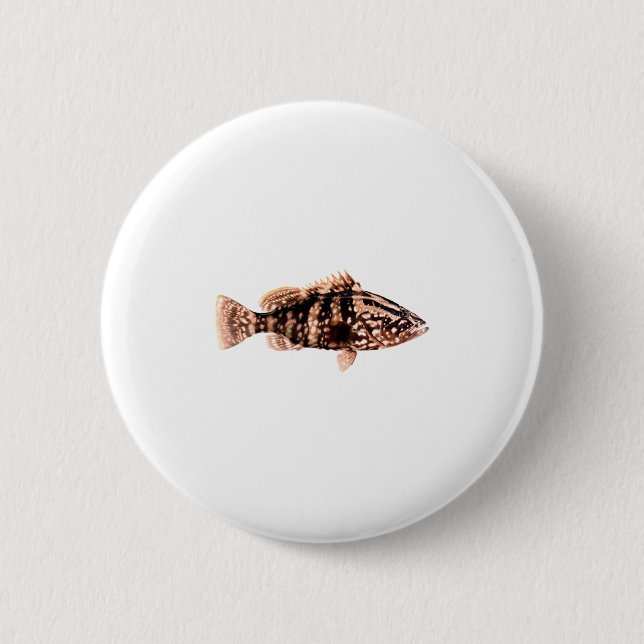 Nassau Grouper Button (Front)