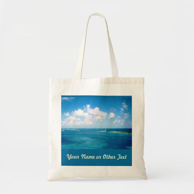 Nassau Harbor Custom Tote Bag (Front)